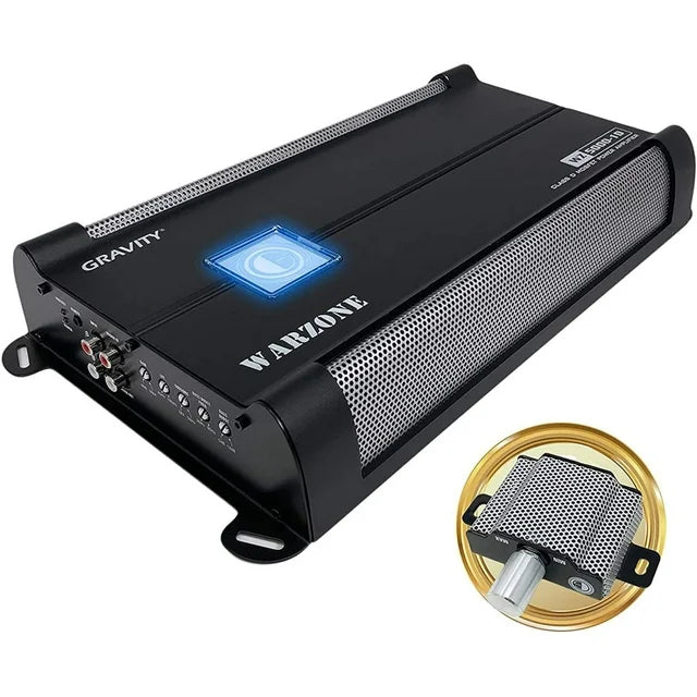 Gravity Audio WZ5000.1D Warzone 5000W Class D Amp 1/2/4 Ohm Stable with Remote Sub Control Gravity Audio WZ5000.1D Warzone 5000W Class D Amp 1/2/4 Ohm Stable with Remote Sub Control